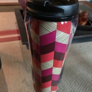 Vera Bradley travel mug.